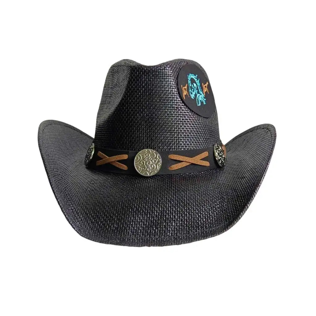 Straw Retro Cowboy Hat - 20 - Cowboy Outpost