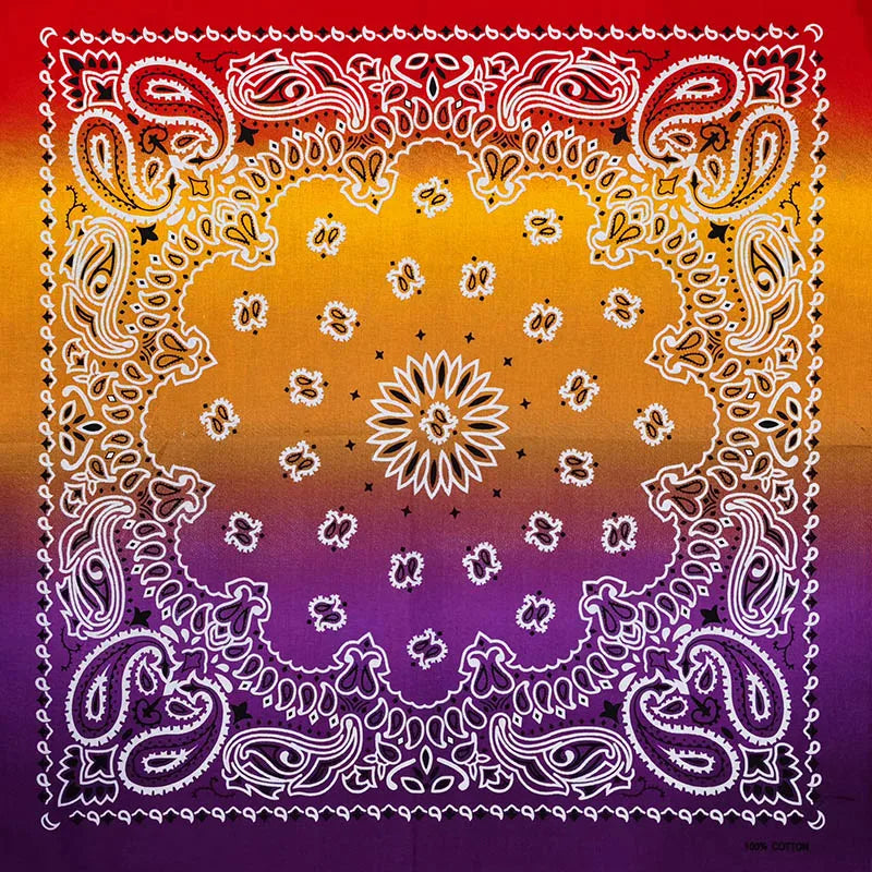 Gradient Cotton Scarf Bandana - Dye 1 - Cowboy Outpost