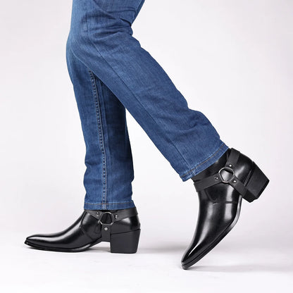 Mans Cowboy Boots - Black - Cowboy Outpost