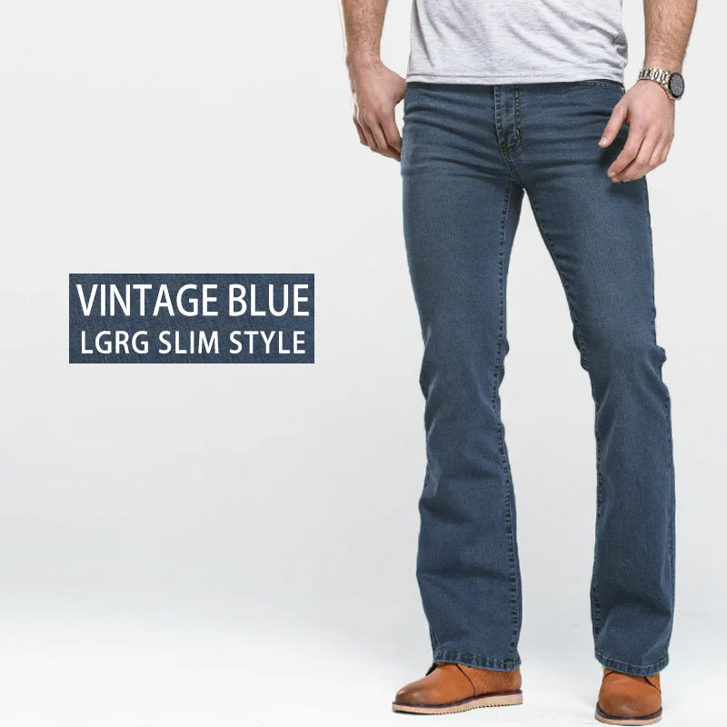 Jeans - Stretch Classic Blue - Stretch Deep Blue - Cowboy Outpost