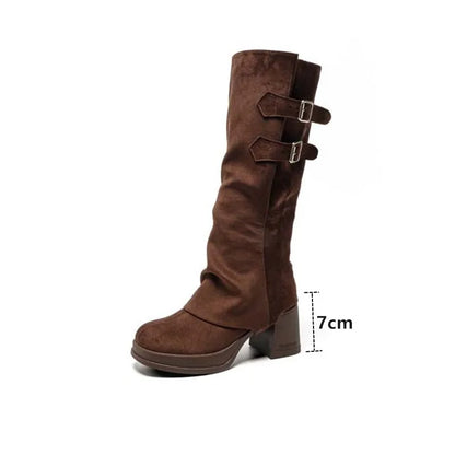 Aiyuqi Cowboy Boots - black - Cowboy Outpost
