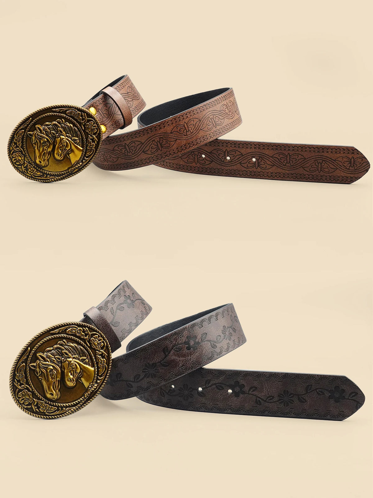 Denim Women's Belt - Brown - Cowboy Outpost