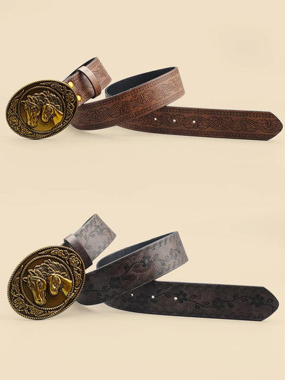 Denim Women's Belt - Brown - Cowboy Outpost