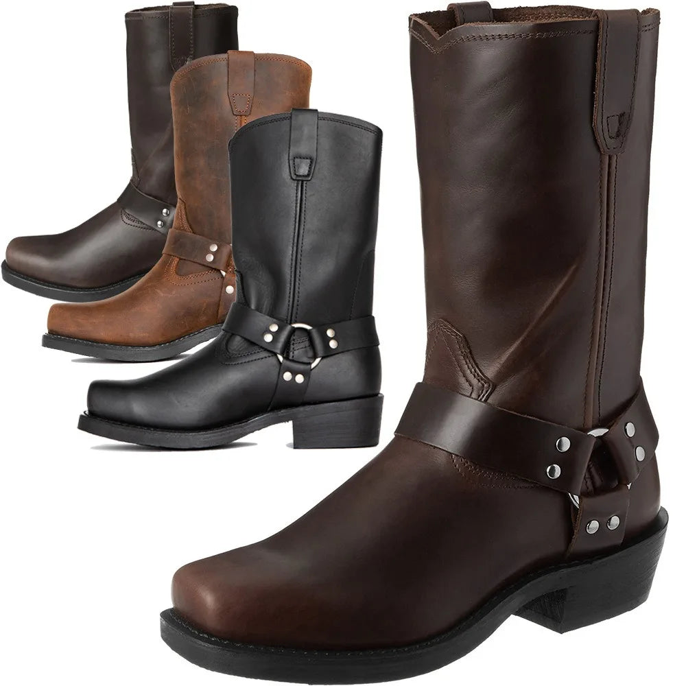 Hand Cowboy Boots - Brown - Cowboy Outpost