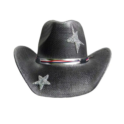 Straw Retro Cowboy Hat - 11 - Cowboy Outpost