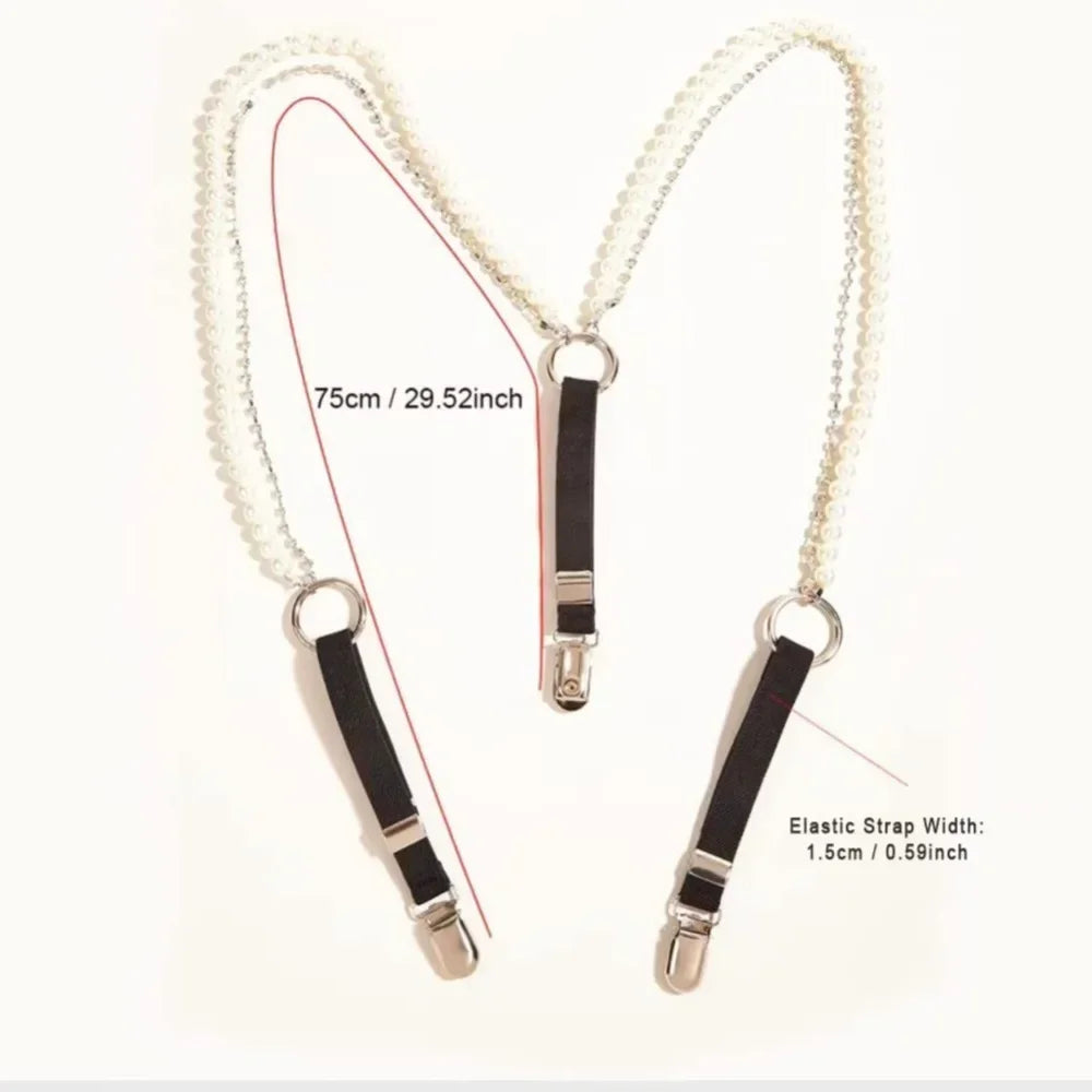 Pearl Elastic Suspenders - Cowboy Outpost