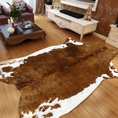Carpet Cowhide Rug - Brown - Cowboy Outpost