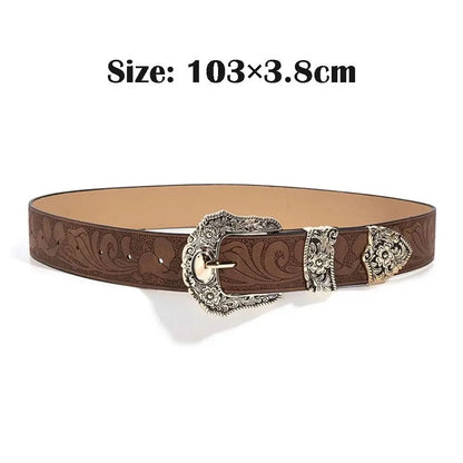 Leather Luxury Belt - Cowboy Outpost