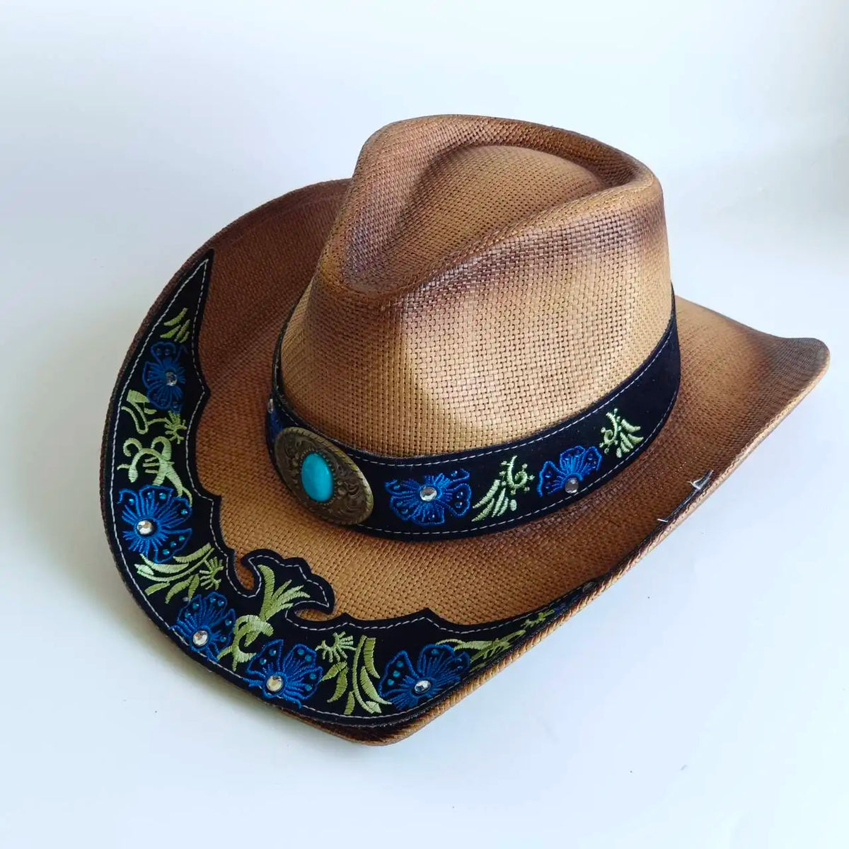 Straw Decal Cowboy Hat - 20 - Cowboy Outpost