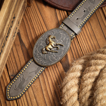 Metal Belt - Camel - Cowboy Outpost