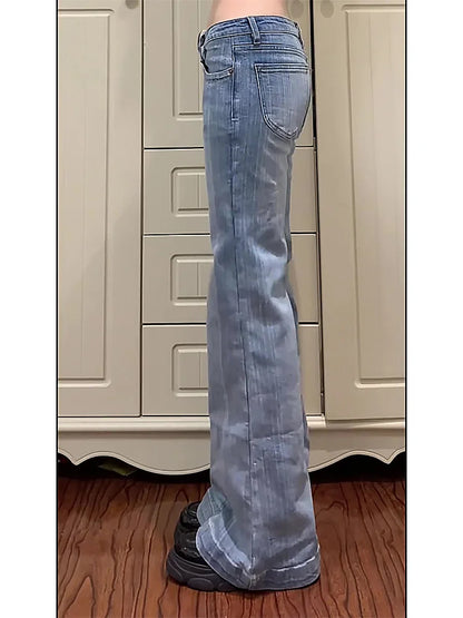 Bootcut Flare Jeans - Blue - Cowboy Outpost