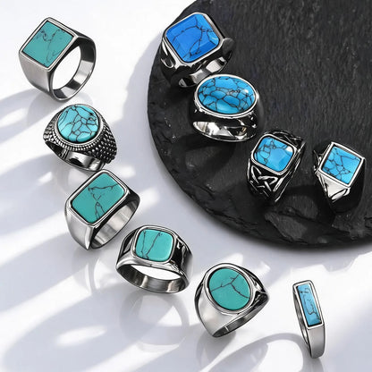 Waterproof Turquoise Ring - Cowboy Outpost