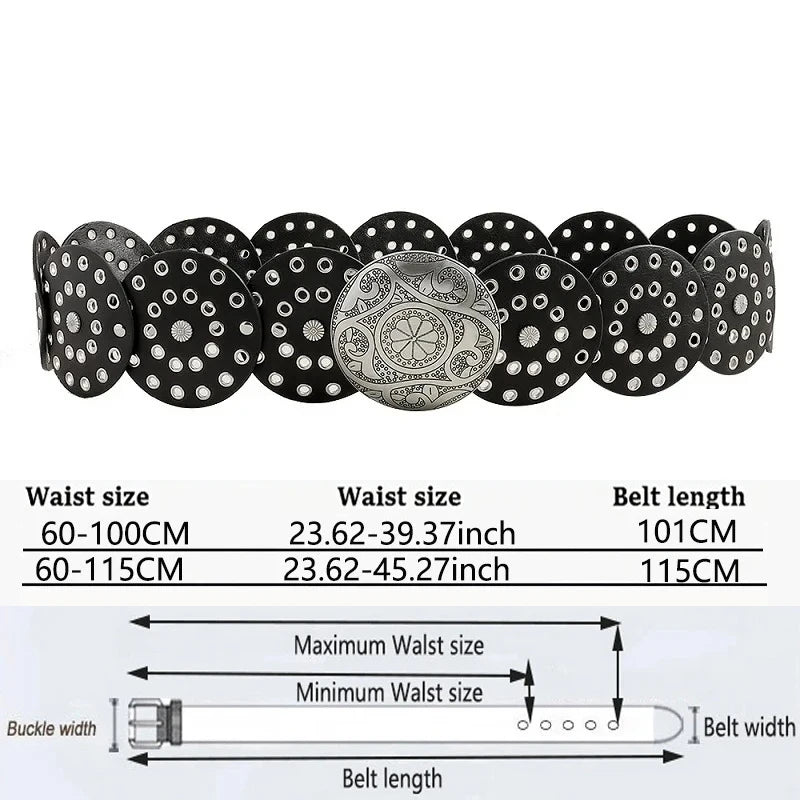 Denim Vintage Belt - 03 - Cowboy Outpost