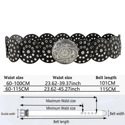 Denim Vintage Belt - 03 - Cowboy Outpost