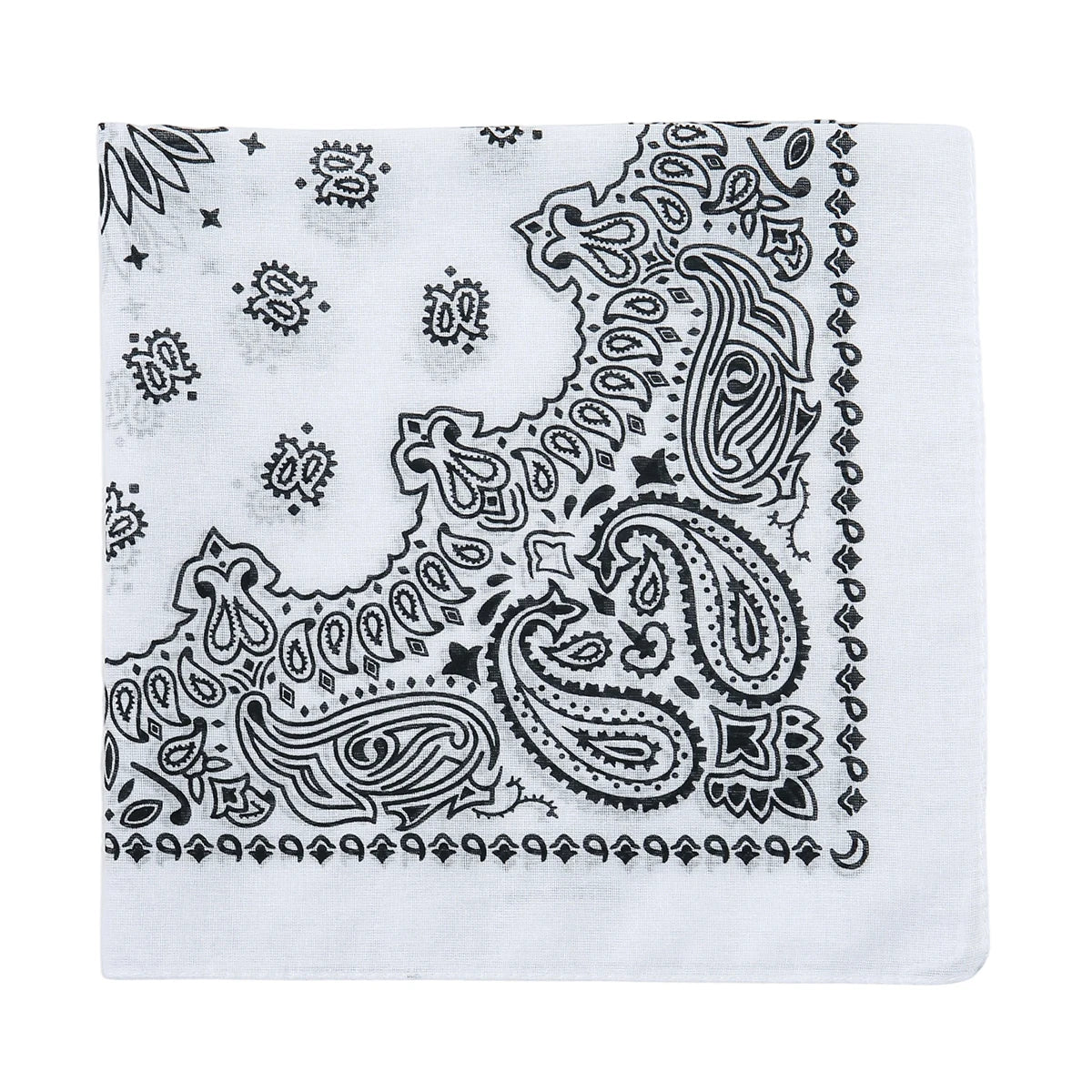 Square Cotton Paisley Bandana - juse - Cowboy Outpost