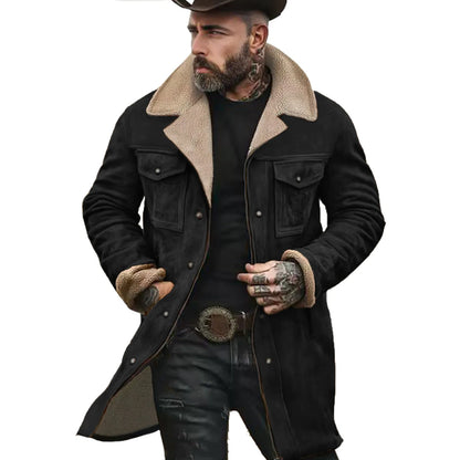 Men's Suede Jacket - Style 8 - Cowboy Outpost