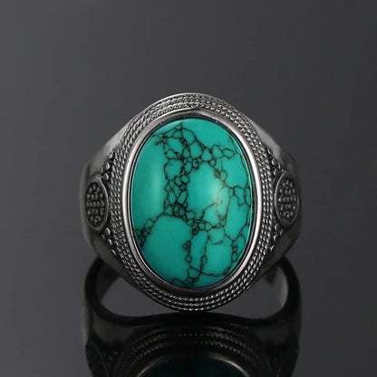 Turquoise Sterling Ring - R2440TU - Cowboy Outpost