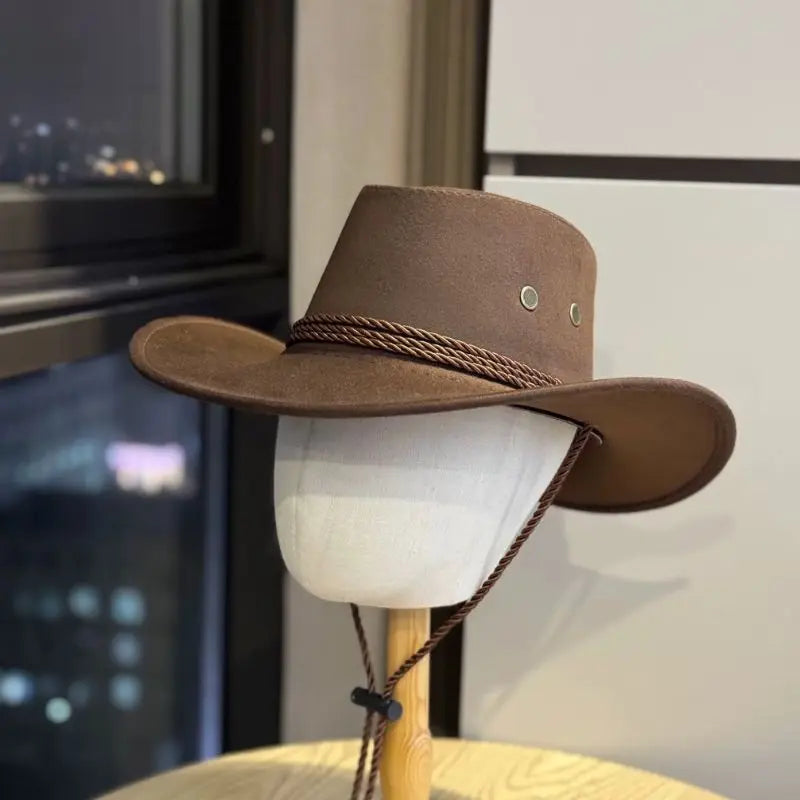 Felt Brown Cowboy Hat - Cowboy Outpost