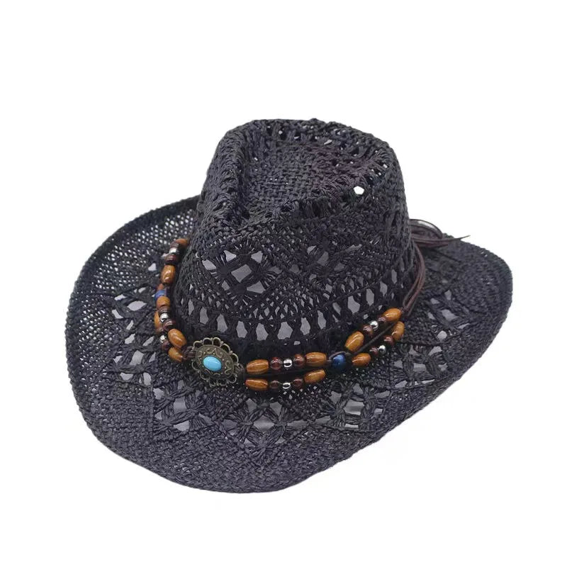Straw Beach Cowboy Hat - B7 - Cowboy Outpost
