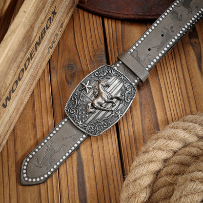 Casual Buckle Belt - Cowboy Outpost