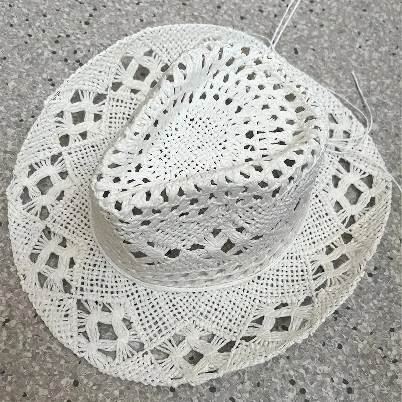 Straw Beach Cowboy Hat - A3 - Cowboy Outpost
