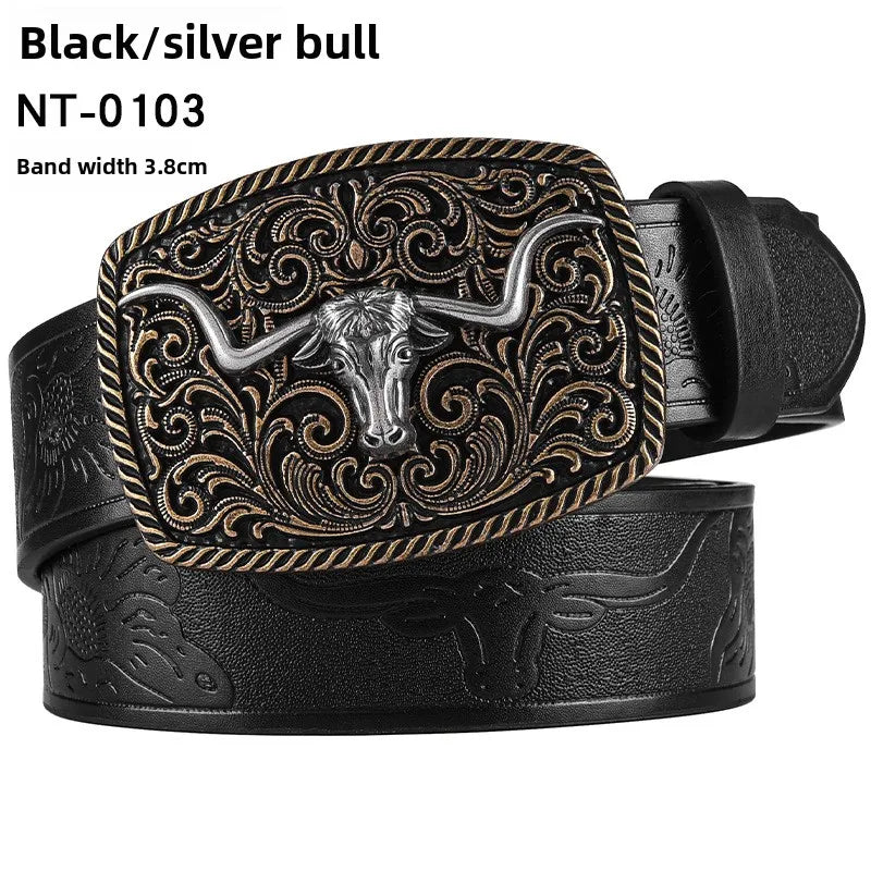 Leather Letter Belt - Cowboy Outpost
