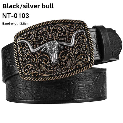 Leather Letter Belt - Cowboy Outpost