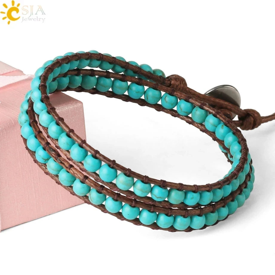 Turquoise Handmade Bracelet - Cowboy Outpost