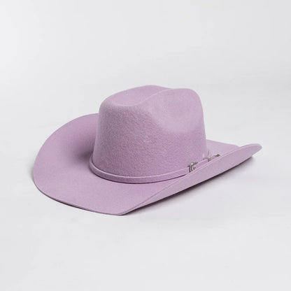Felt Wide Brim Cowboy Hat - Lemon yellow - Cowboy Outpost