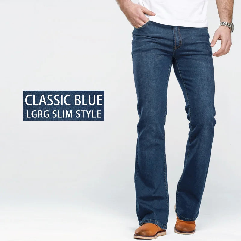 Jeans - Stretch Classic Blue - Stretch Deep Blue - Cowboy Outpost