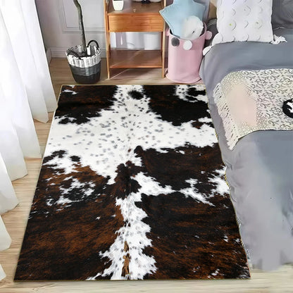 Retro Cowhide Rug - 2 - Cowboy Outpost