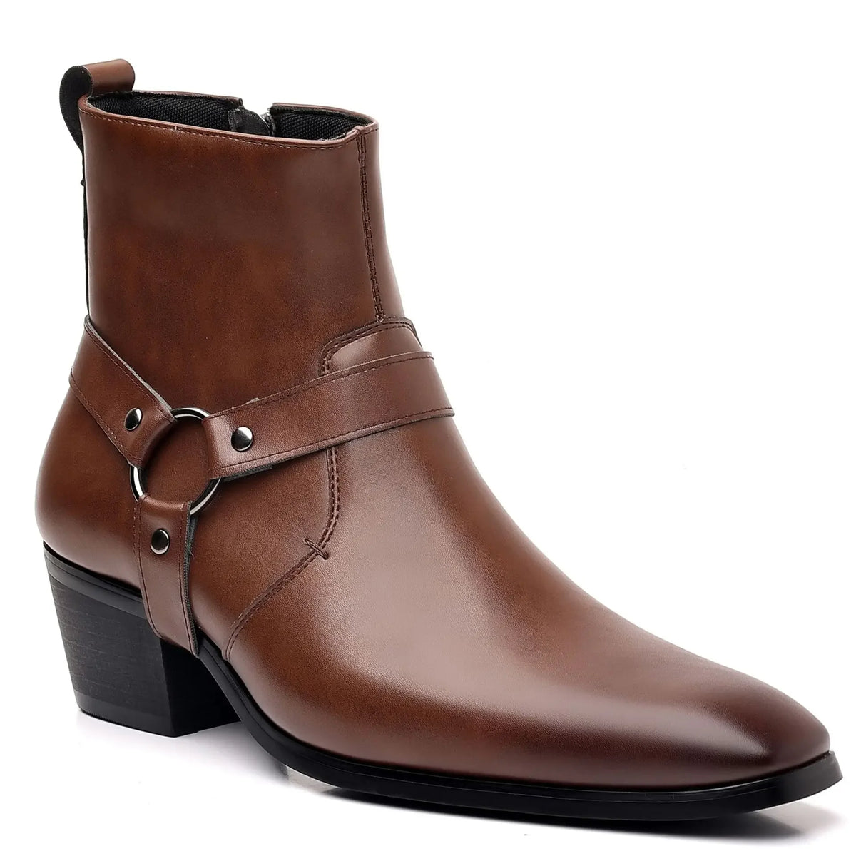Mans Cowboy Boots - Dark Brown - Cowboy Outpost