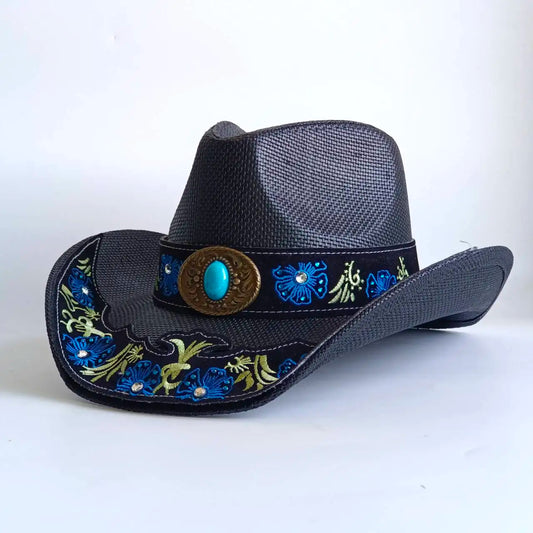 Straw Decal Cowboy Hat - 17 - Cowboy Outpost