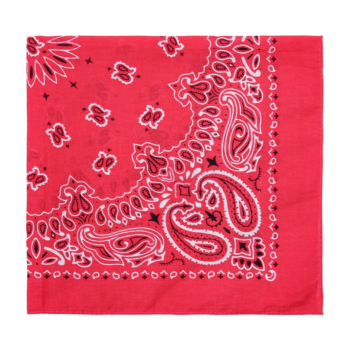 Square Cotton Paisley Bandana - jiuhong - Cowboy Outpost