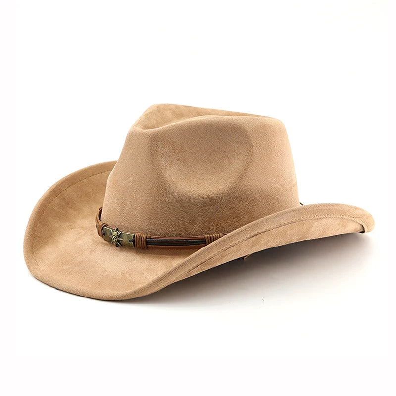 Suede Rolled Cowboy Hat - Cowboy Outpost