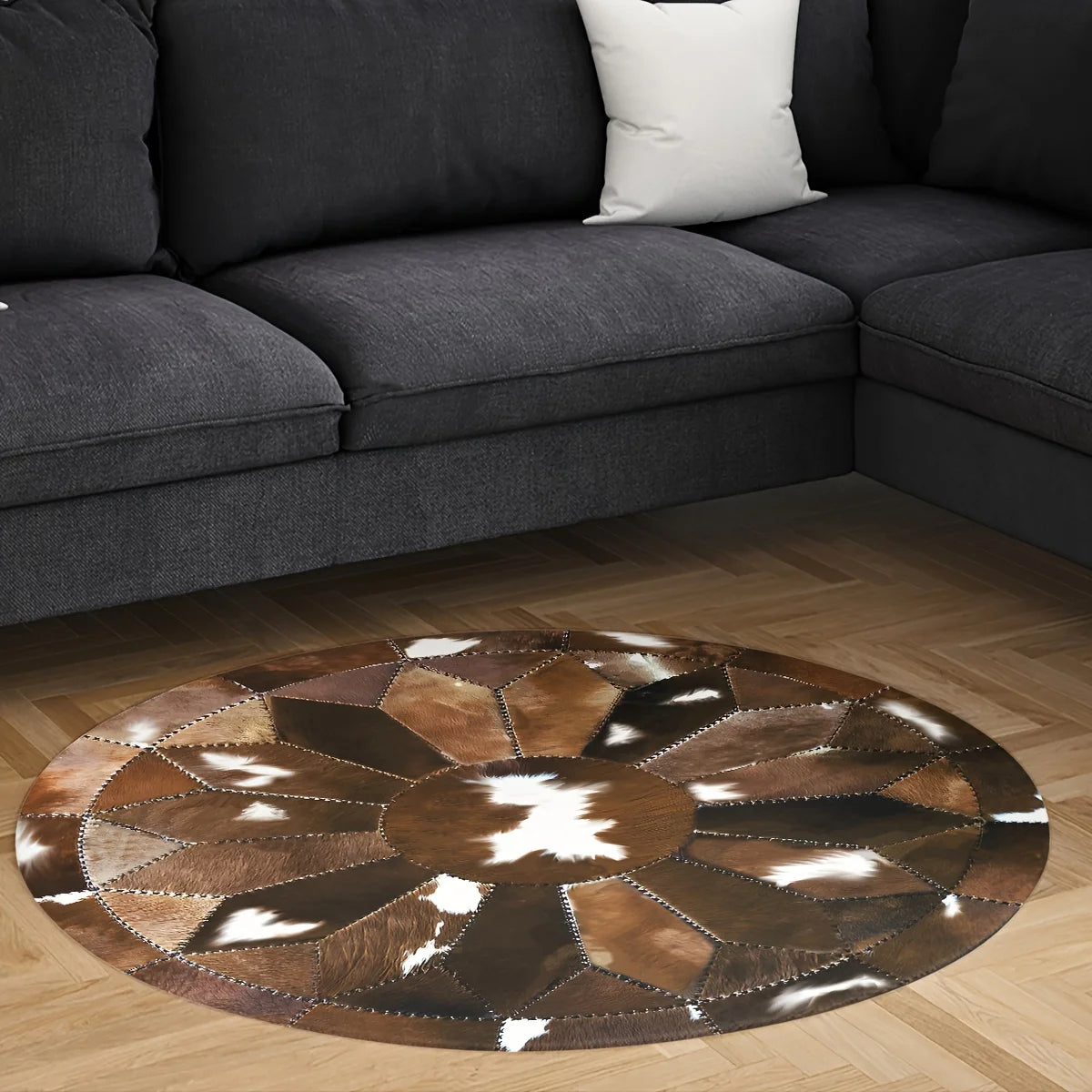 Vikama Cowhide Rug - Cowboy Outpost