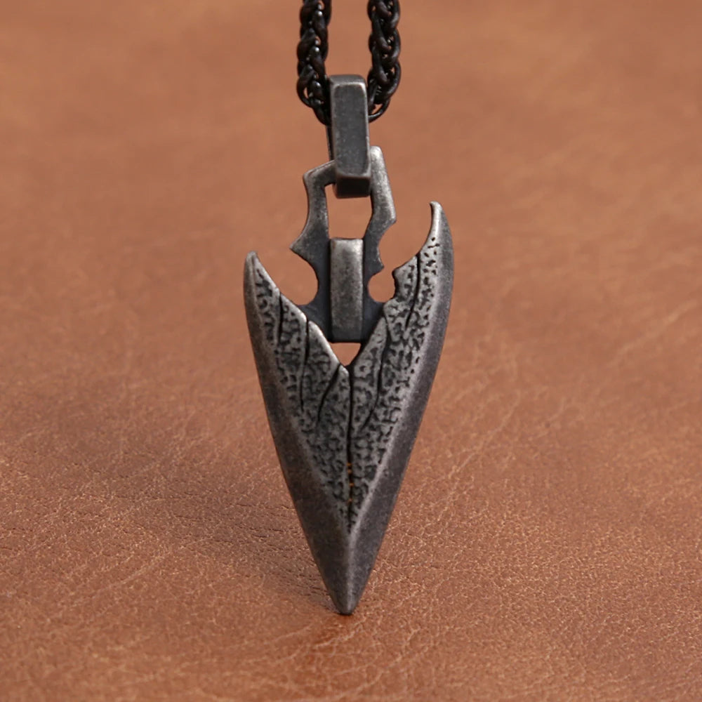 Steel Arrowhead Necklace - Cowboy Outpost