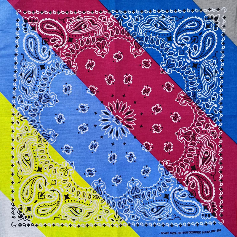 Gradient Cotton Scarf Bandana - Dye Green - Cowboy Outpost