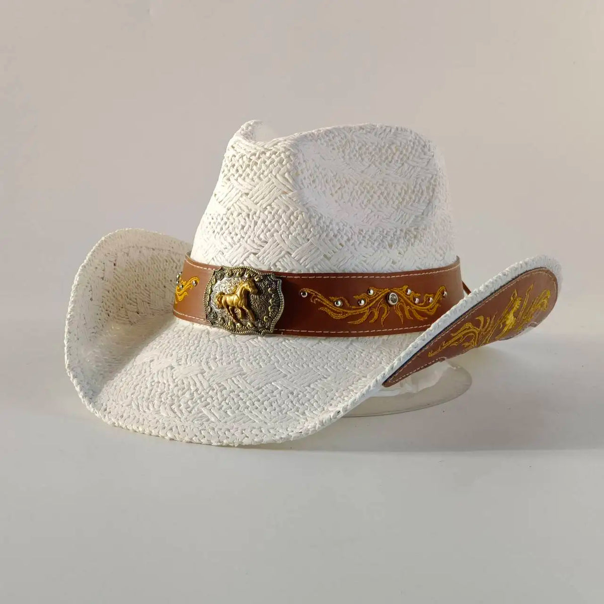 Straw Decal Cowboy Hat - 1 - Cowboy Outpost